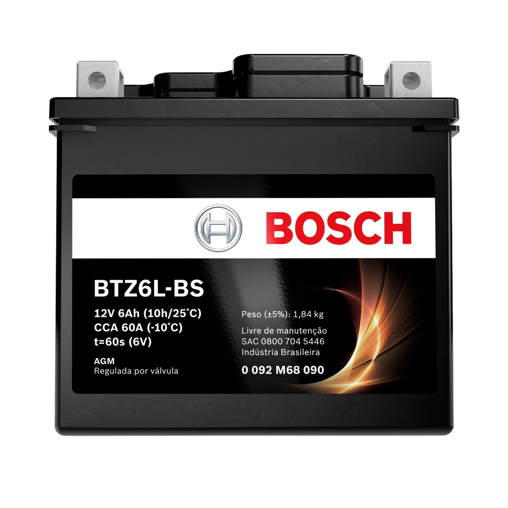 Bateria Honda Pcx 6ah Bosch Btz6l-bs (ytz6v)
