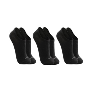 Kit 3 Pares de Meias Cano Invisível Algodão 3270 - Preto