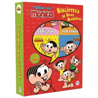Livro Turma da Mônica Biblioteca de Boas Maneiras - Ciranda Cultural