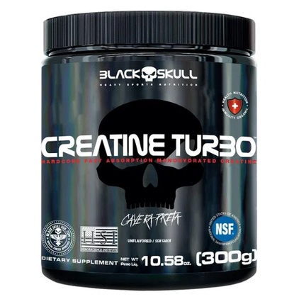 Creatine Turbo Creatina Monohidratada 300g Black Skull Blackskull