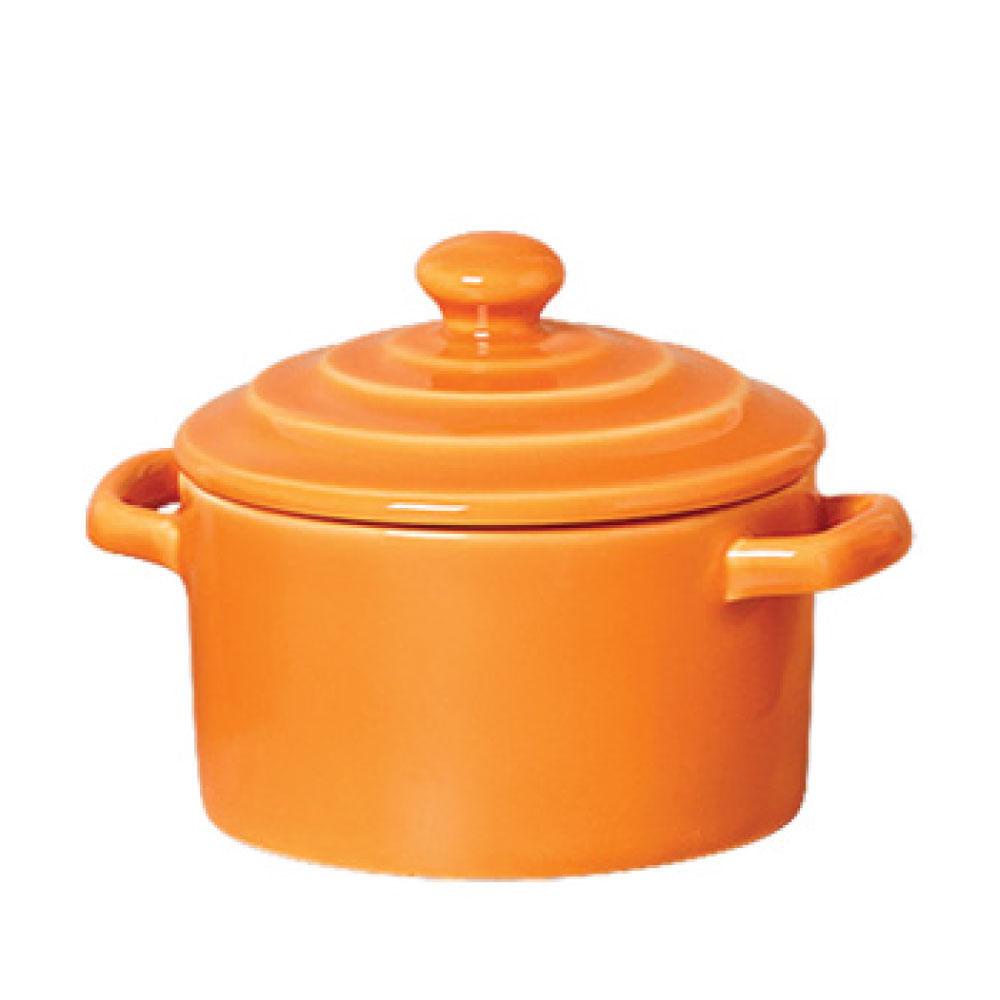 Mini Caçarola em Cerâmica Laranja - 250ml
