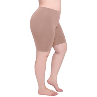 Short Loba Modelador Plus Size Feminino Sem Costura Com Fundilho Basico Liso Original
