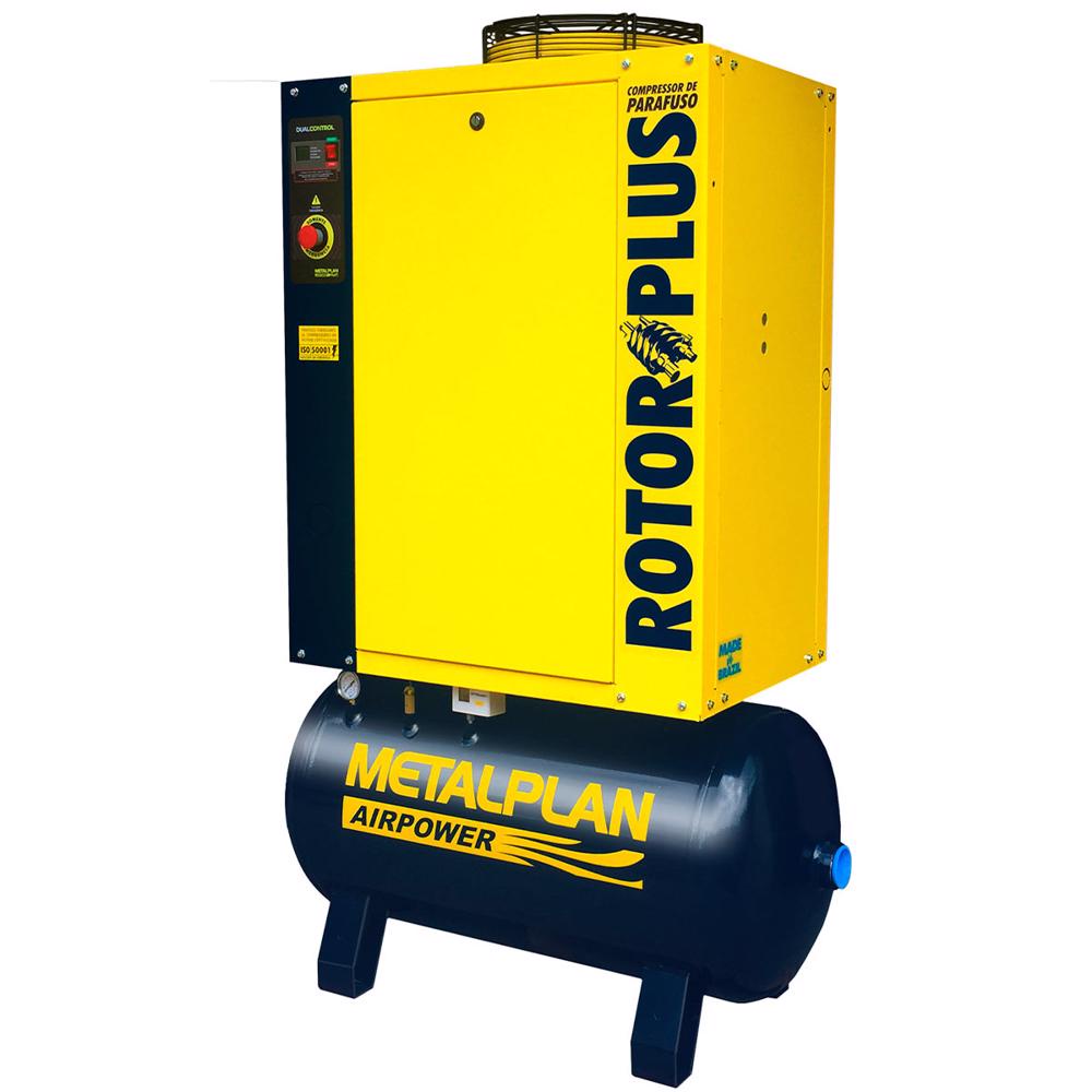 Compressor de Parafuso 15,0 HP 9 BAR 380V Trifásico ROTORPLUS0159AB METALPLAN