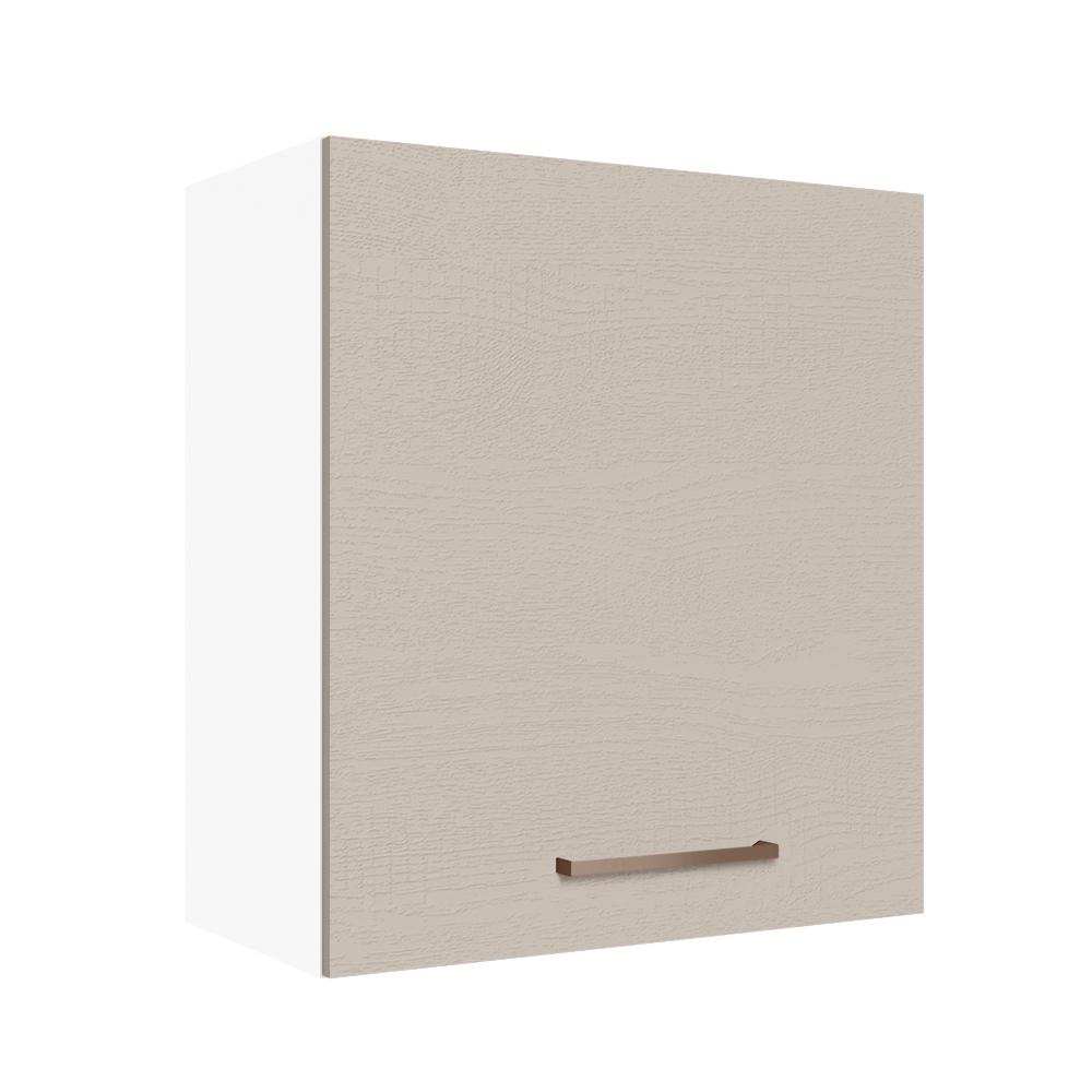 Armário de Cozinha Aéreo 60 cm 1 Porta Branco/Crema Agata Madesa - Home & Living