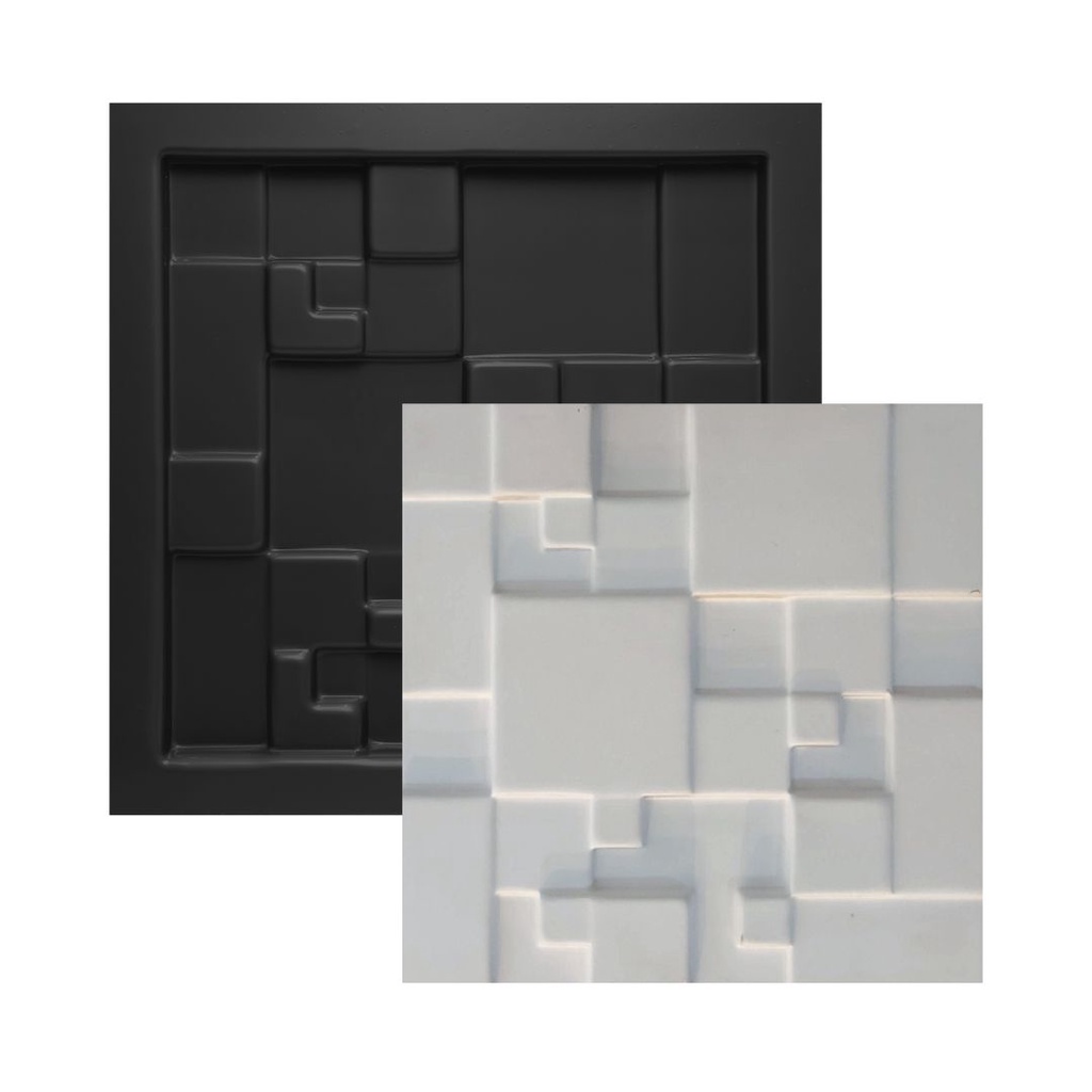Forma Para Fabricar Gesso 3D Revestimento Mosaico 30x30
