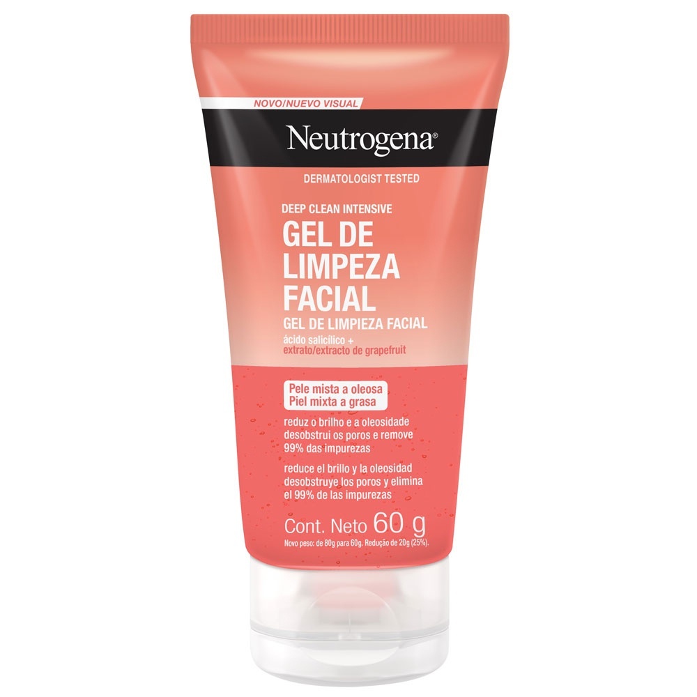 Neutrogena Deep Clean Grapefruit - Gel de Limpeza 60g