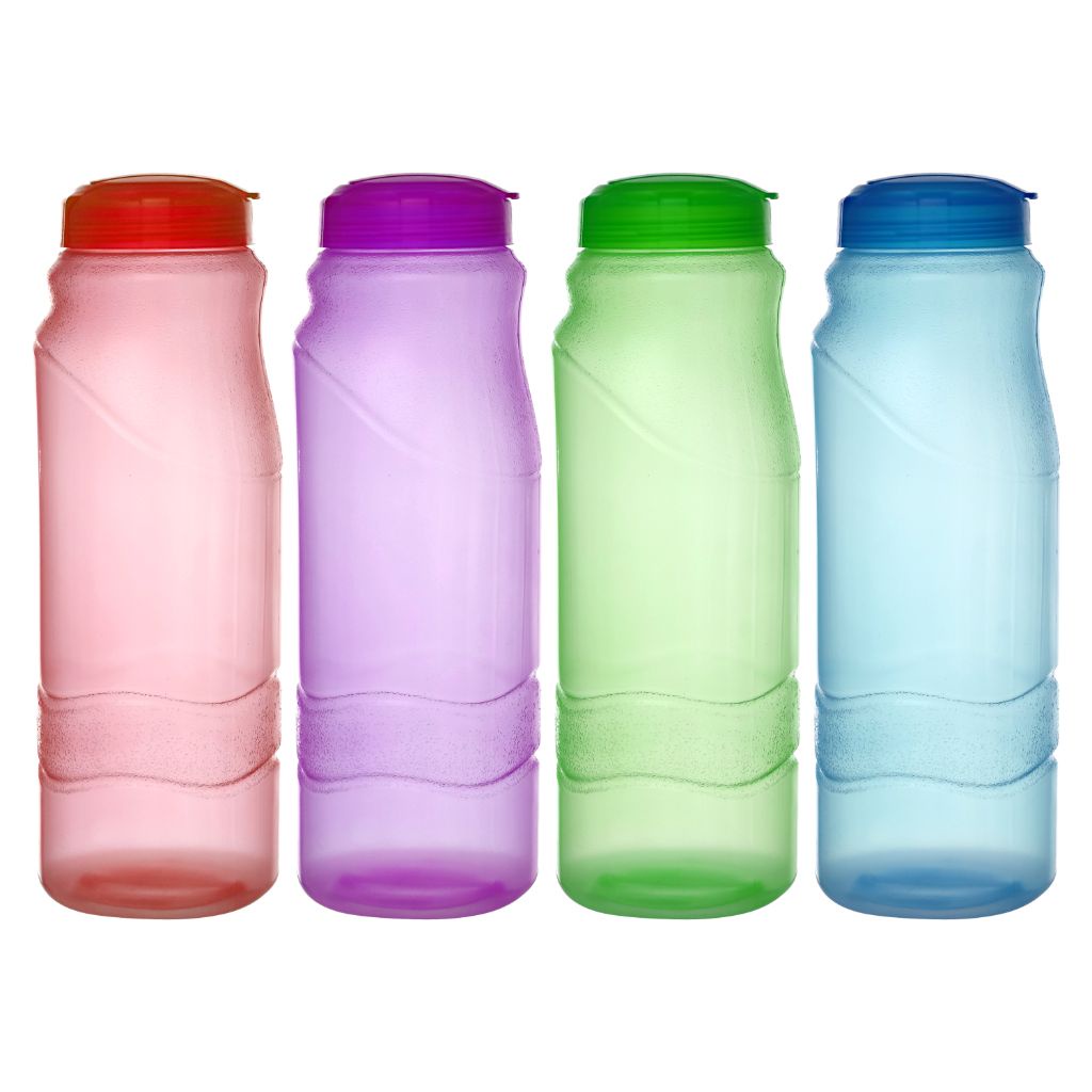 Kit 4 Garrafa de Agua Para Geladeira 1,4 Litros Gelada 1400ml Cozinha Água 1,4l