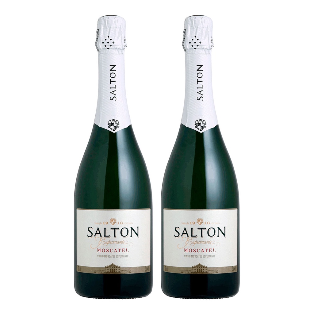 KIT 02 ESPUMANTES SALTON MOSCATEL 750ML - Food & Beverages