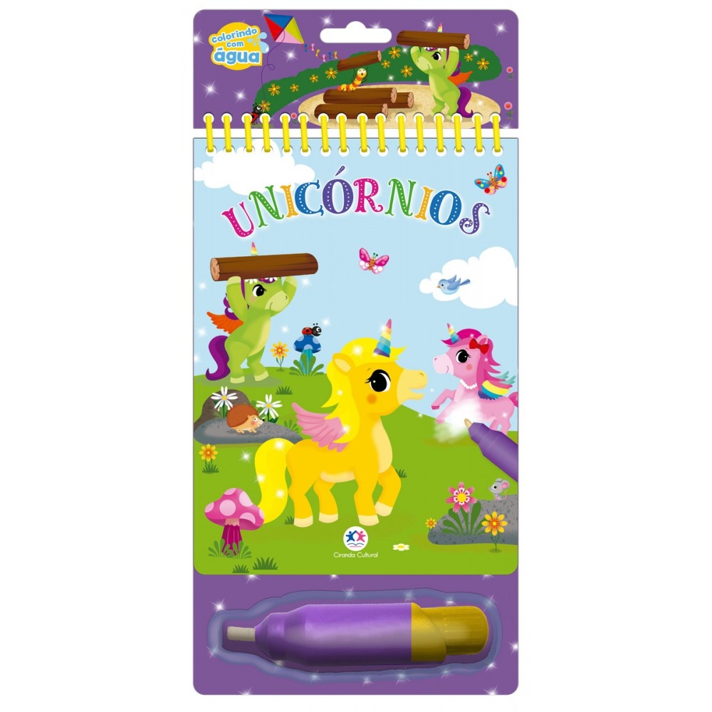 Livro Aquabook Unicórnios em Oferta na Shopee