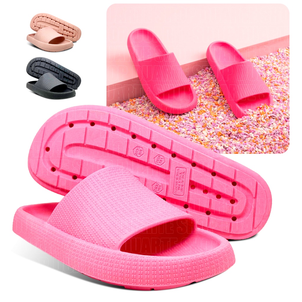 Chinelo Slide Feminino Ortopédico Confortável Nuvem Slider Feminino Rosa Preto Nuvem Chinelo Sapato Slider Macio Lindo Moda Lançamento Barato Promoção