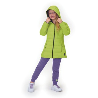 Jaqueta Alongada Puffer Infantil Menina Marisol