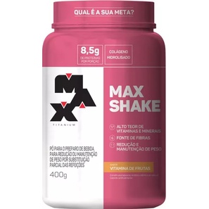 Max Shake - 400g Vitaminas de Frutas - Max Titanium, Max Titanium