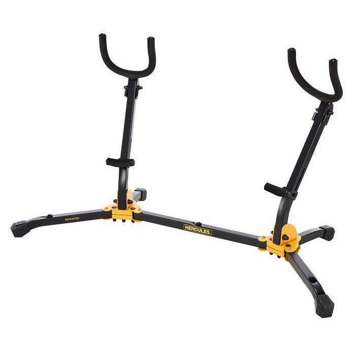 Suporte Profissional Duplo P/ Sax Alto Tenor Hercules DS537B