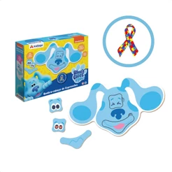 Quebra-Cabeça de Expressões Blue's Clues Desenvolvimento de Crianças com TEA, TDA e TDAH 20 Peças - Xalingo 55343