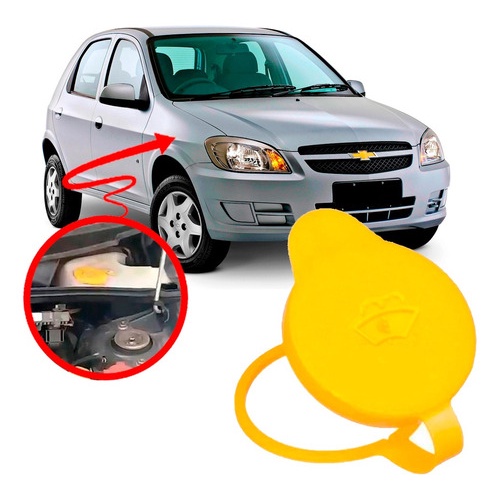 Tampa Reservatório Limpador Parabrisa Celta Corsa Vectra S10 em Oferta na Shopee