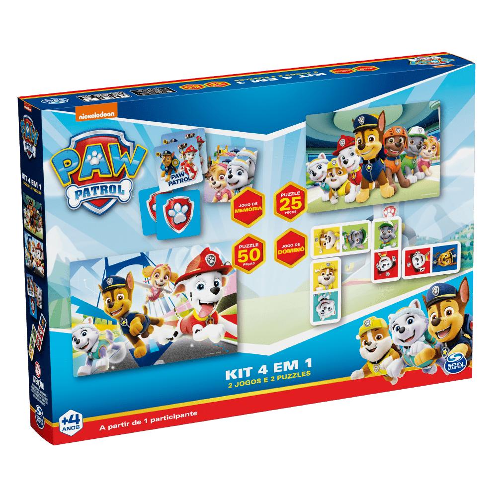 Kit 4 em 1 Patrulha Canina