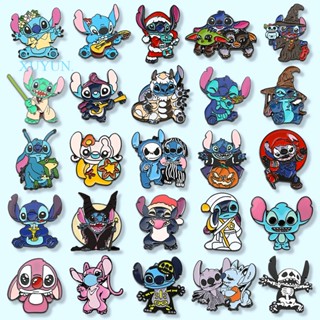 40 Estilos Desenho Animado Anime Série Ponto Fofo Brochura De Metal Crachá Lilo & Lapela Alfinete Mochila Acessórios Presente