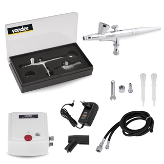 Kit Aerógrafo Profissional Vonder com Minicompressor Bivolt em Oferta na Shopee
