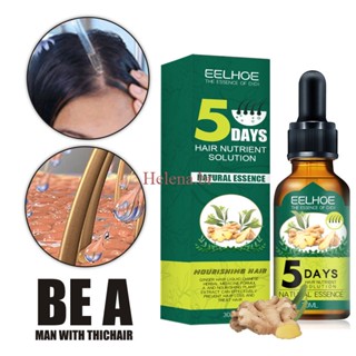 30ml EELHOE 5 Days Hair Growth Ginger Essential Products Original Anti-Fall Oil Serum Fast Nutrition Soft Hair