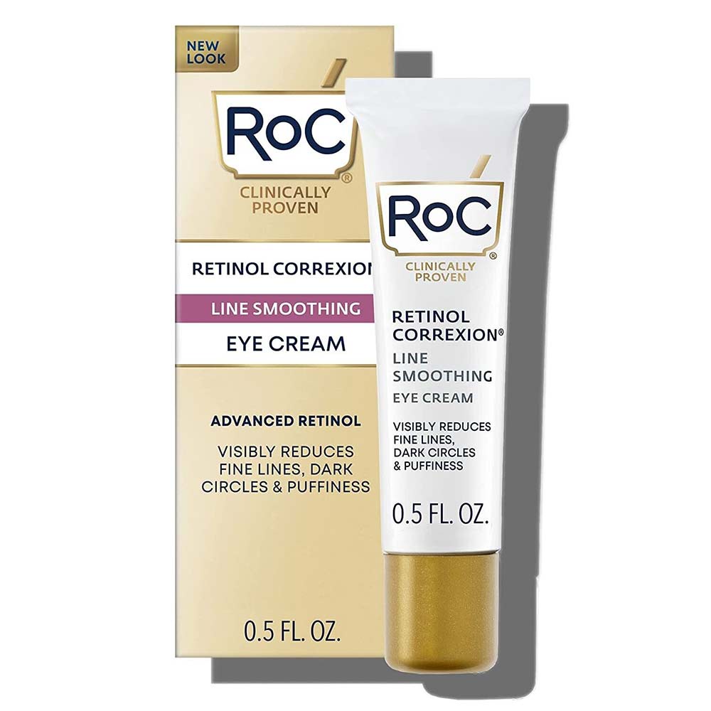 Roc Retinol Correxion Line Smoothing Eye Cream - 0.5 Oz em Oferta na Shopee