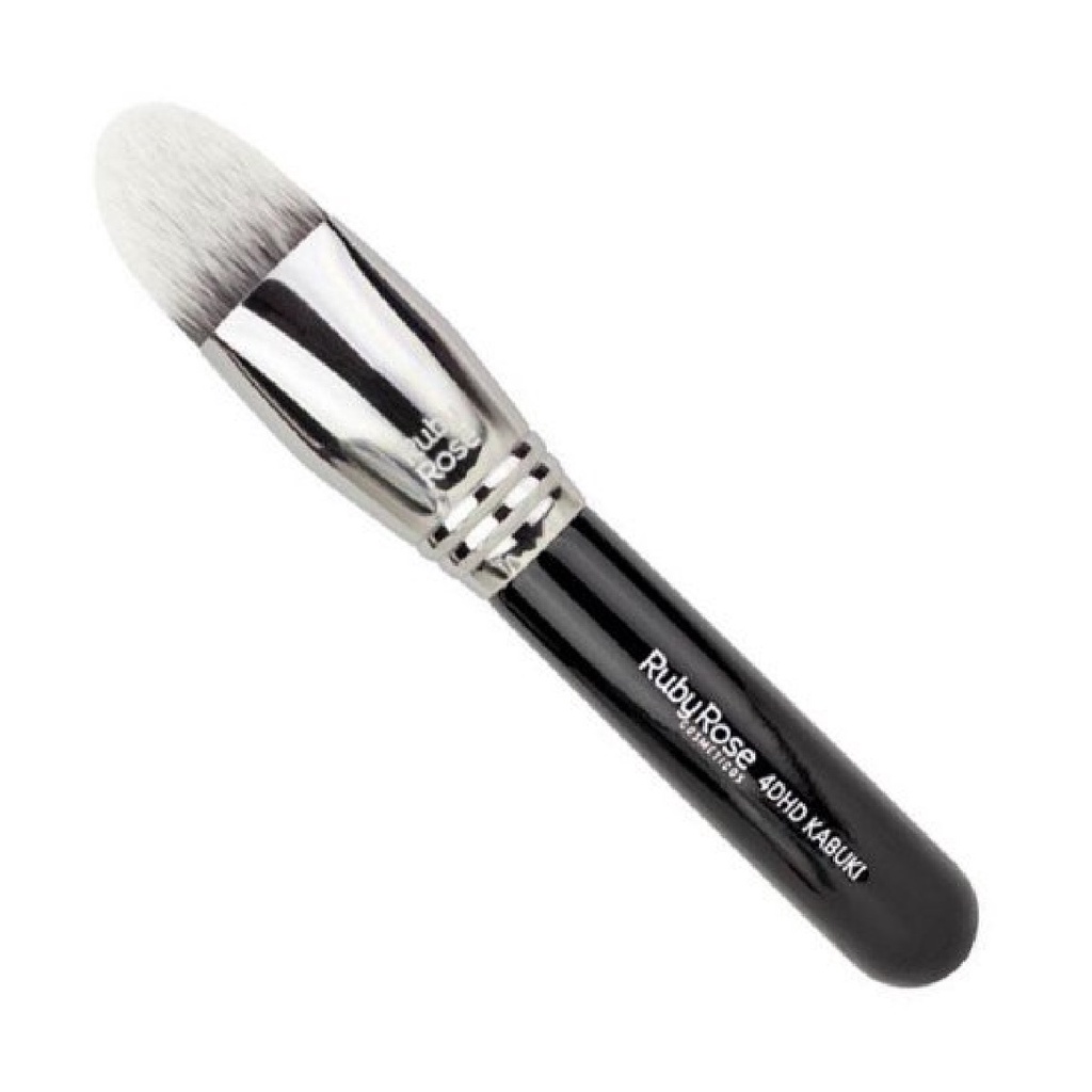 Pincel Kabuki para Base Maquiagem Ruby Rose