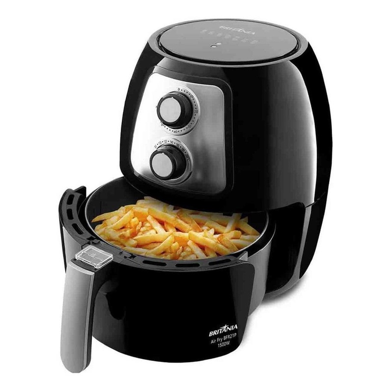 Fritadeira Eletrica Air Fry Britania Bfr21p  1500w 110v