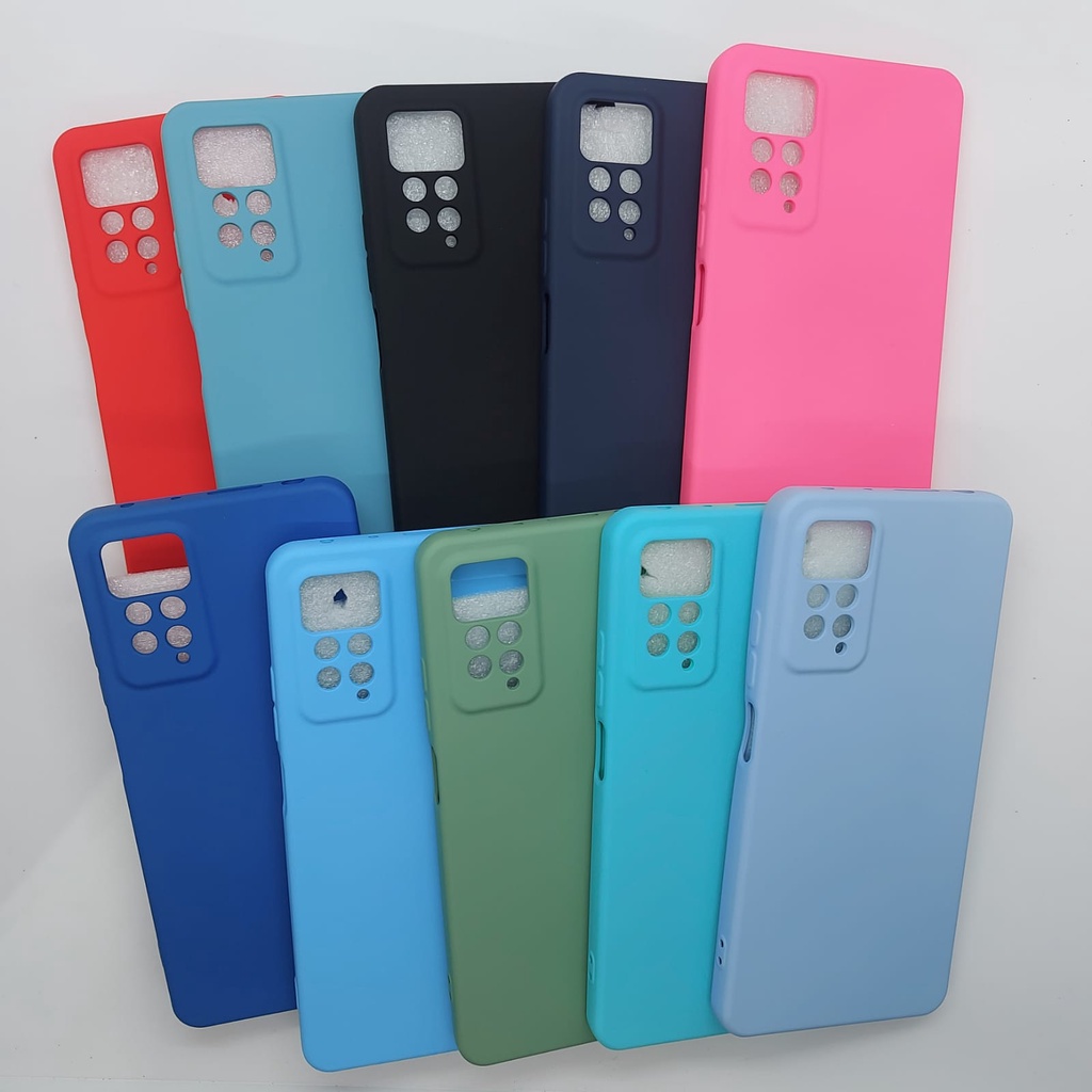 Capa Case Para Xiaomi Redmi Note 11 Pro de Silicone com Interior Aveludado