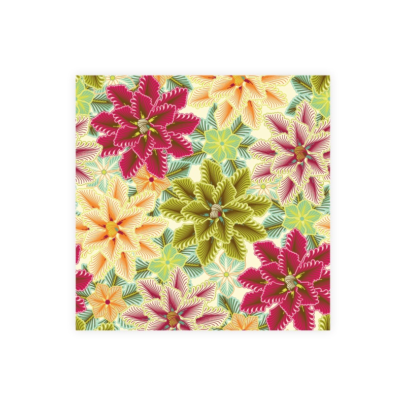 Saco de presente Perolado Flores Colors 10x14 cm 50 Uni Regina Festas - Inspire sua Festa Loja