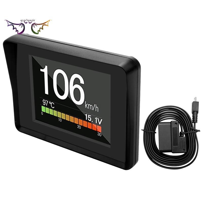 Para O Carro A203 OBD2 Computador A Bordo Digital Mostrador De Viagem Velocidade De Consumo De Combustível Medidor OBD2 Scanner
