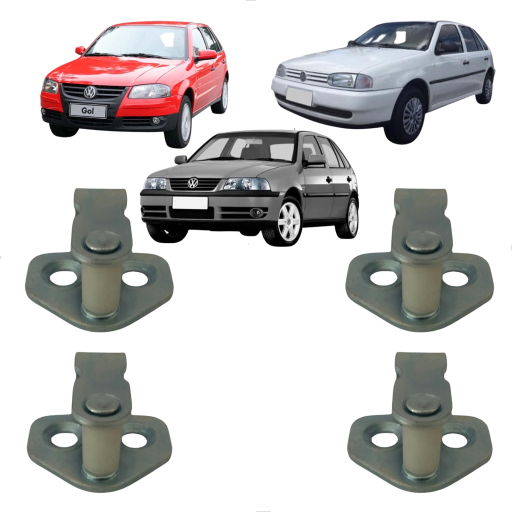 Kit Batente Gol G2 G3 G4 Dianteira Traseira 1998 Até 2014