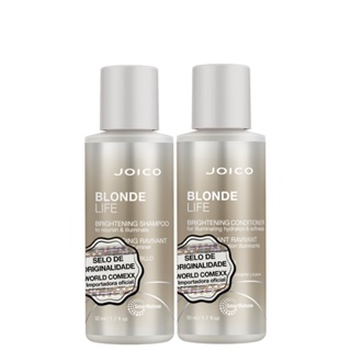 MINI KIT SHAMPOO E CONDICIONADOR JOICO PARA CABELOS LOIROS em Oferta na Shopee
