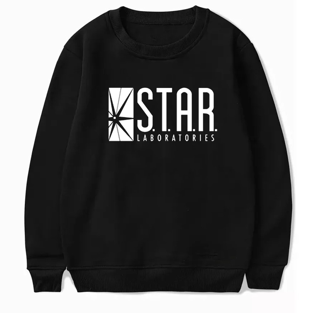 Moletom Star Industries Série Flash Gola Redonda Flanelado Sem Capuz GOLA CARECA MS-MODAS