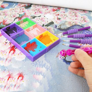 ?GS?Ferramenta De Pintura Com Diamante Nova Placa Diamantada Diy Funil Multifuncional Furadeira De Gangue Bandeja De Furação Caneta Conjunto De Ferramentas Peneira