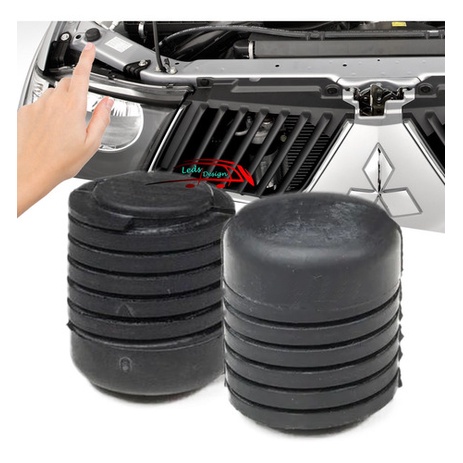 2 Batente Coxim Do Capô Mitsubishi Pajero Tr4 Full Gls Sport