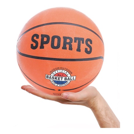Bola De Basquete Numero 7 Oficial Sport Em Borracha Reforçada Para Ambientes Internos e Externos