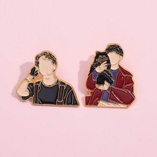 Kpop Band Boys Esmalte Pin Star Souvenir Fans Support Collection Brochura Lapela Crachás Jóias Legais Presentes Para Amigos