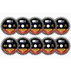 10 Discos Para Madeira Corte Serra Circular 110mm 36 Dentes