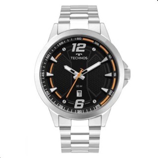 Relógio Masculino Analógico Caixa e Pulseira Em Aço Technos 2117LDR/1P