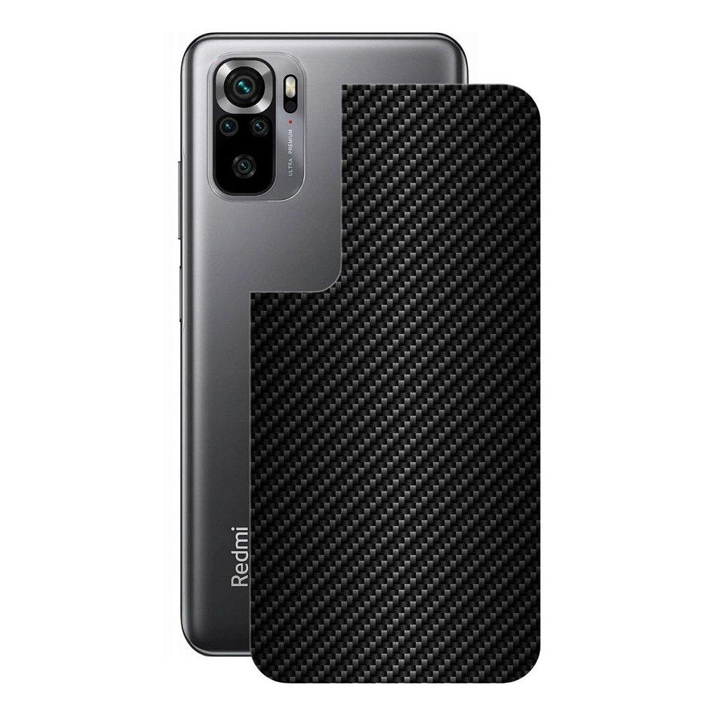 Película Redmi Note 10S-Traseira Fibra Carbono Preta-Gshield
