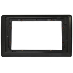 Moldura De Painel 2 Din 10" Polegadas Jetta Passat Amarok Tiguan Gol Voyage Saveiro G7 G8 Novo Fusca Preto