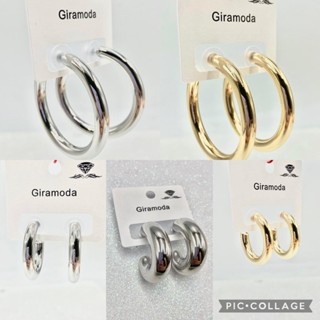 Brincos clássicos simples e modernos femininos - ouro e prata