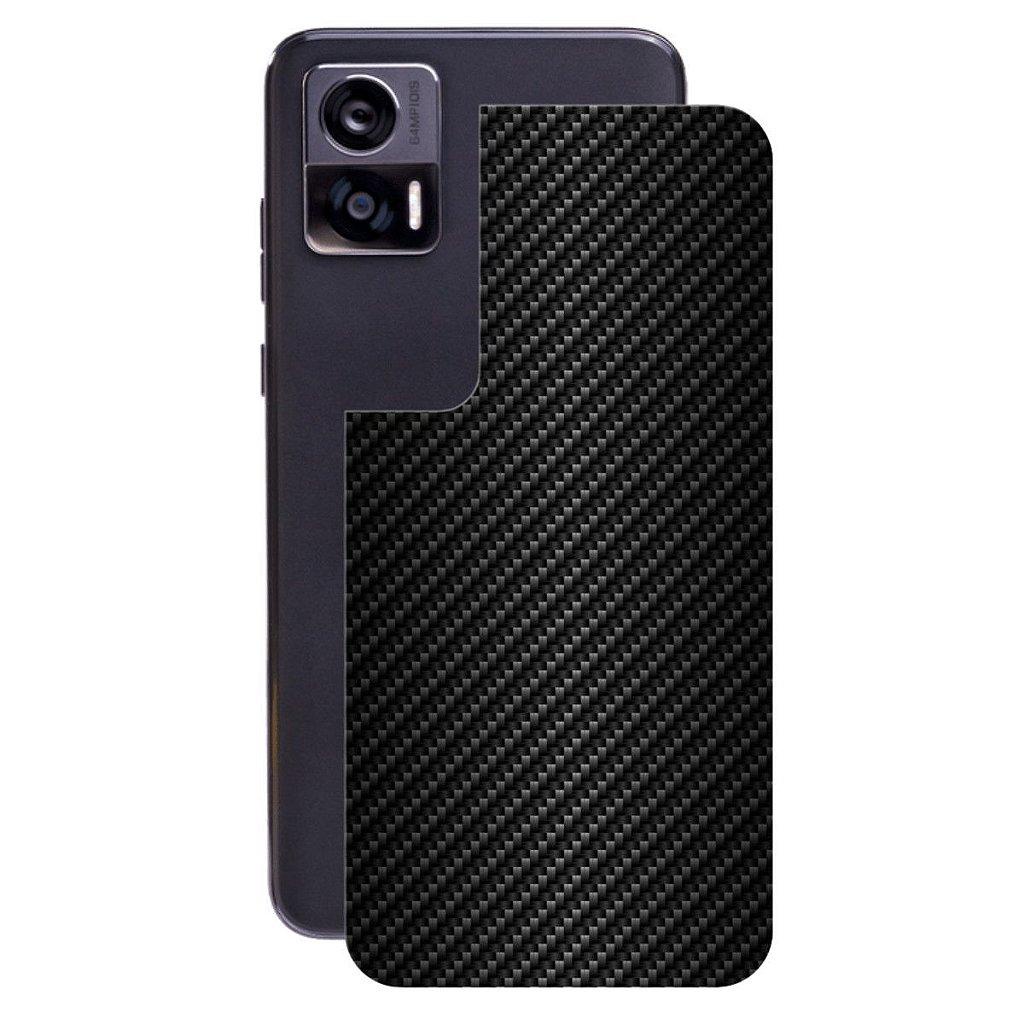 Película para Motorola Edge 30 Neo 5G - Traseira de Fibra de Carbono Preta - Gshield em Oferta na Shopee