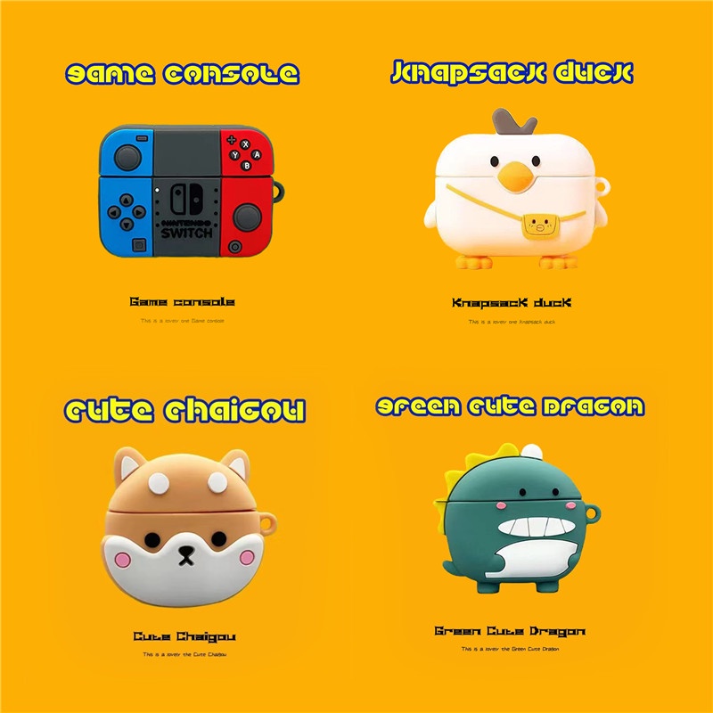 Edifier 【 Stock Ready 】 3D Capa De Fone De Ouvido Para O Edificador W240TN De Desenho Animado Em Silicone