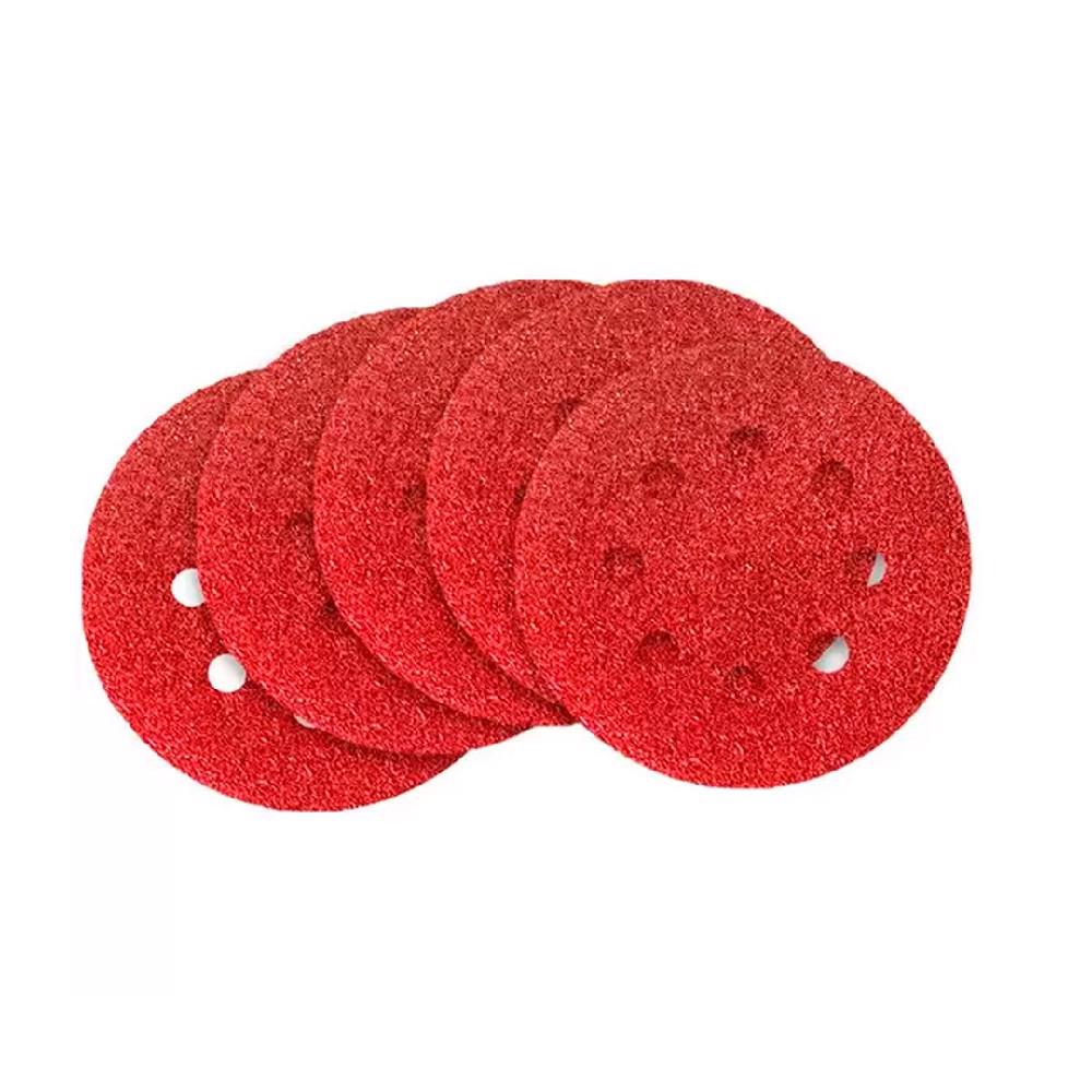 Disco de Lixa Com Velcro Para Teto 125mm 08 Furos 5 Unidades Vários Grãos em Oferta na Shopee