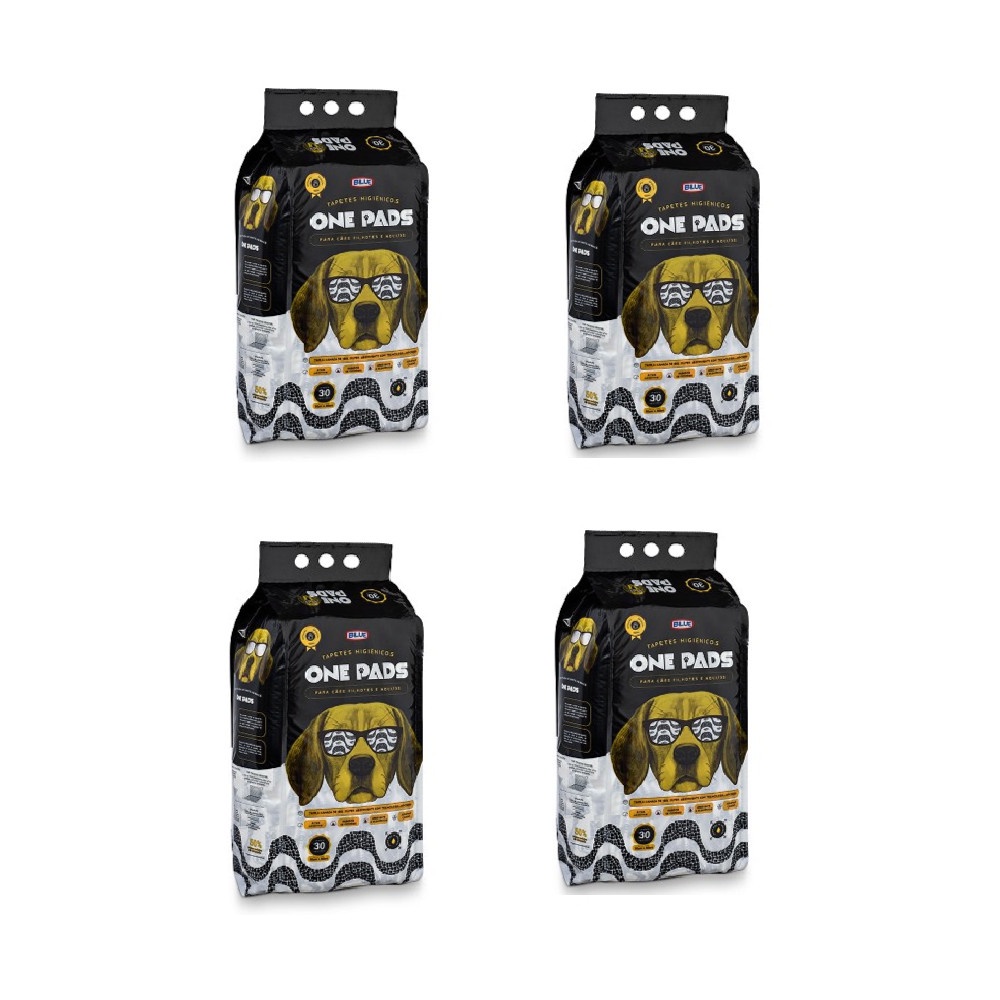 Tapete Higiênico Pet One Pads 70x60cm Total 120 Unidades - 1114K