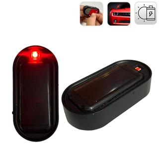 Alarme Carro Falso Automotivo Solar Simulador Luz Seguranca
