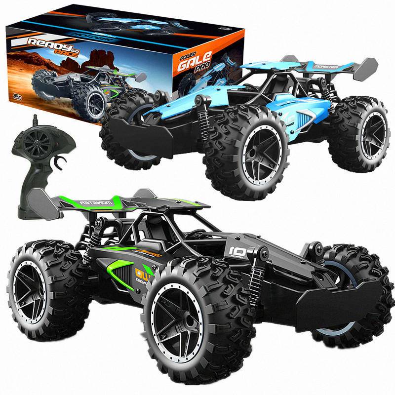 Carro De Controle Remoto Carrinho Bateria Tam 22cm Mostro Off Road 1/18