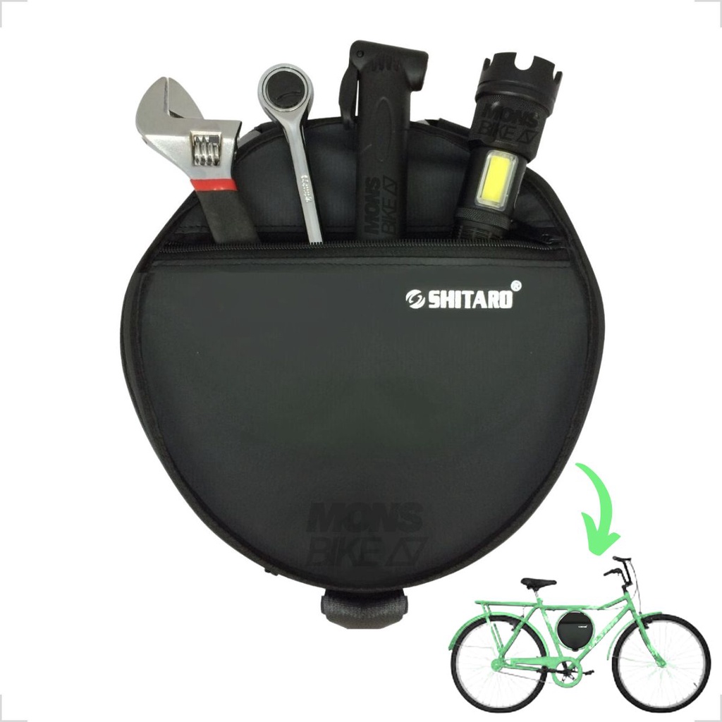 Bolsa De Quadro Bike Ferramentas Barra Forte e Barra Circular em Oferta na Shopee