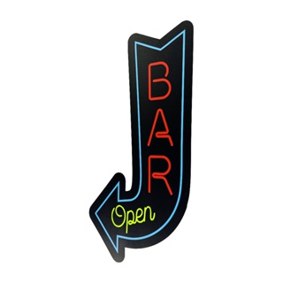 Placa Quadro Bar Open - Decoração Bar em Oferta na Shopee
