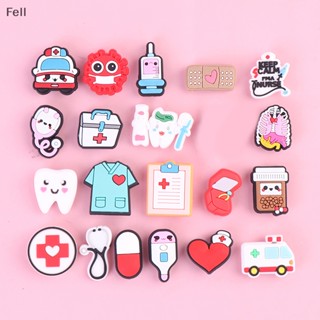 [Fel] 10pcs Sapato Ch Cartoon Decorações Fivela De Fit Wristband COD